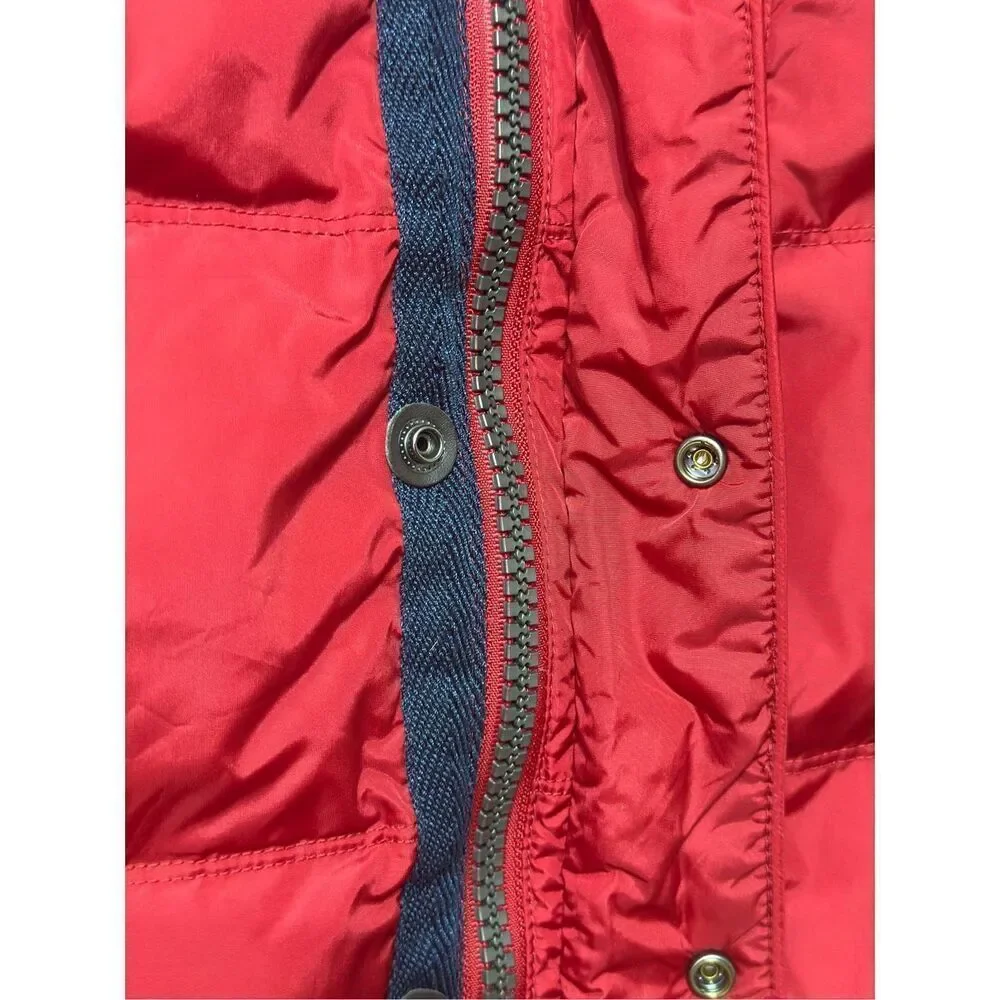 NWOT Orvis Essex Duck Down Bright Red Duck Down Puffer Vest Men's Medium